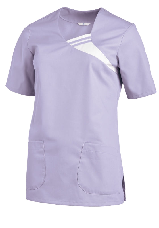 Schlupfkasack  · Ausschnitt mit kontrastfarbigem Einsatz