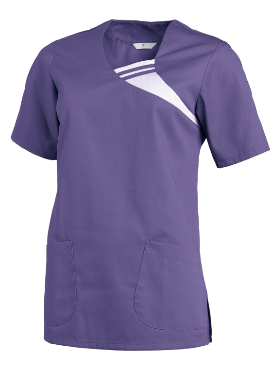 Schlupfkasack  · Ausschnitt mit kontrastfarbigem Einsatz