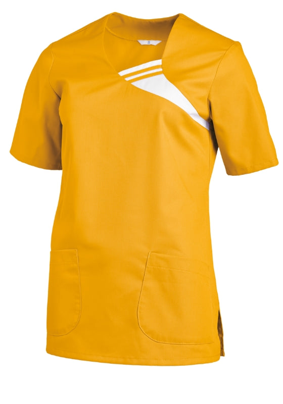 Schlupfkasack  · Ausschnitt mit kontrastfarbigem Einsatz