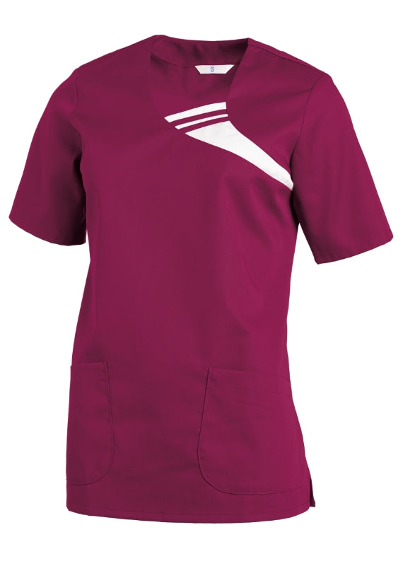 Schlupfkasack  · Ausschnitt mit kontrastfarbigem Einsatz