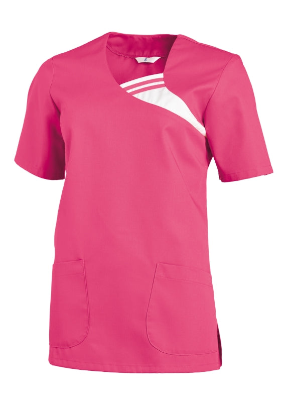 Schlupfkasack  · Ausschnitt mit kontrastfarbigem Einsatz