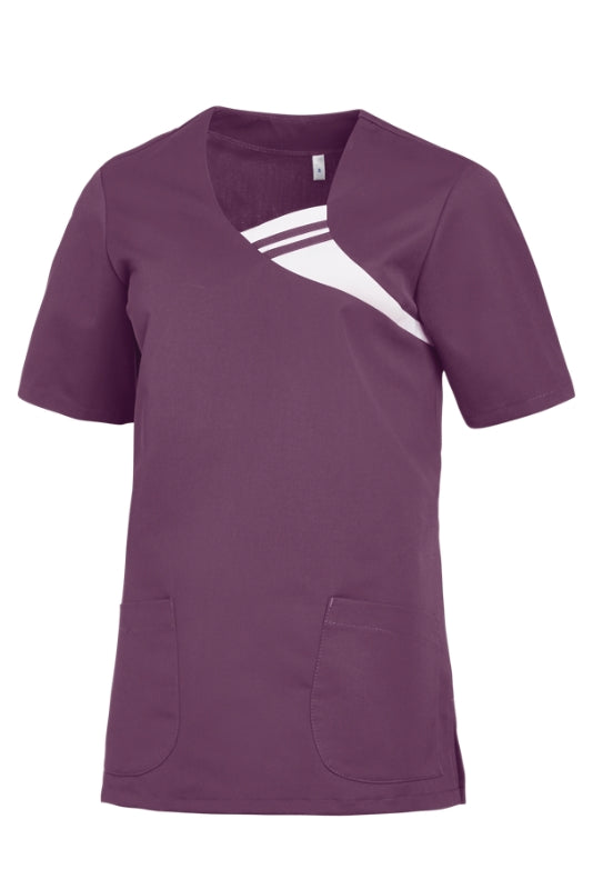 Schlupfkasack  · Ausschnitt mit kontrastfarbigem Einsatz