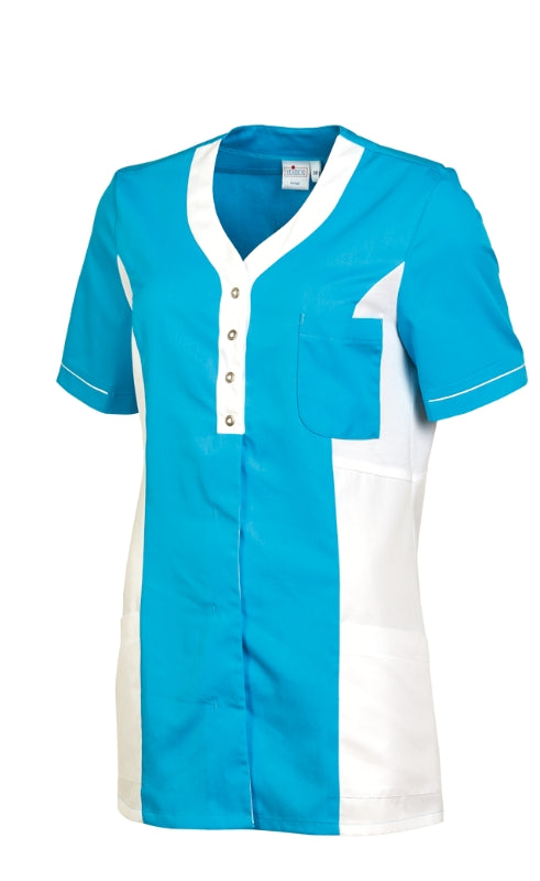 Kasack aus Piqué-Gewebe aus TENCEL Lyocellfasern in Seitenpassen