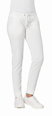 Damenhose marine&weiß