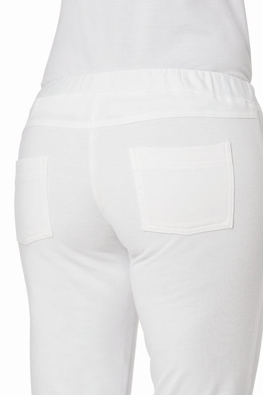 Damenhose marine&weiß