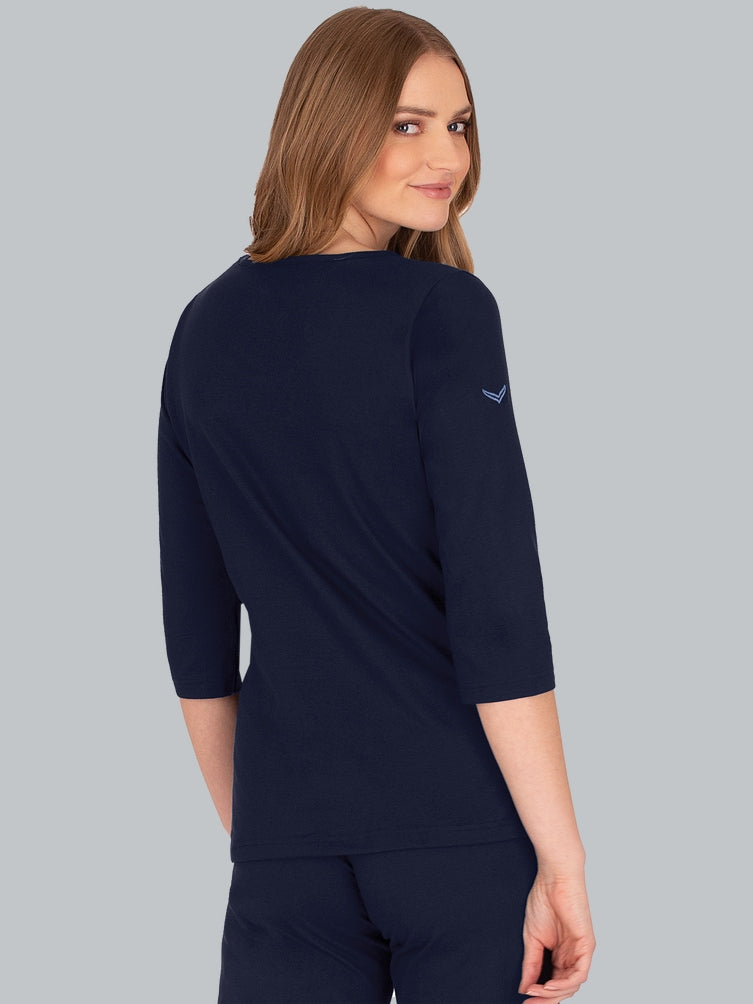 Trigema 3/4 Arm Shirt aus Biobaumwolle C2C