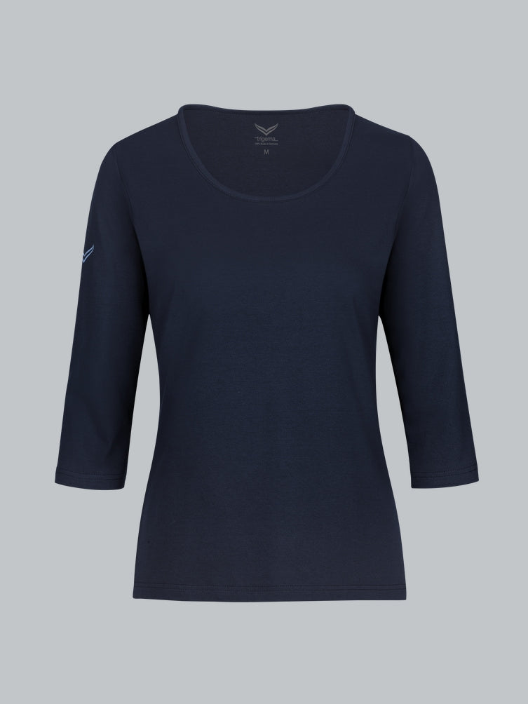 Trigema 3/4 Arm Shirt aus Biobaumwolle C2C