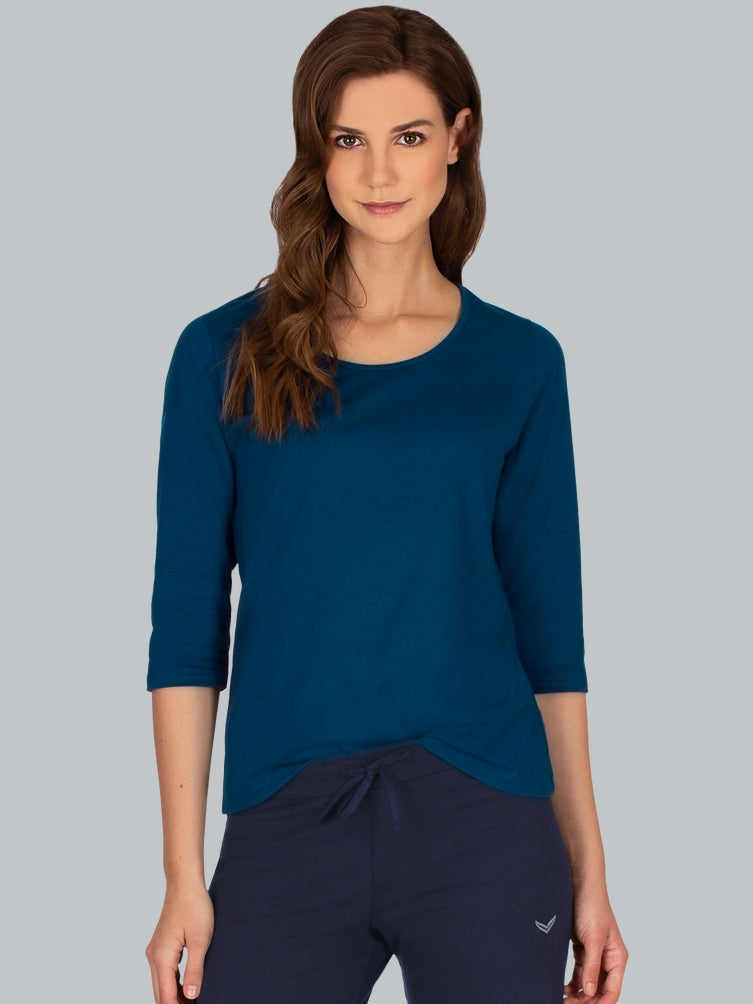 Trigema 3/4 Arm Shirt aus Biobaumwolle C2C