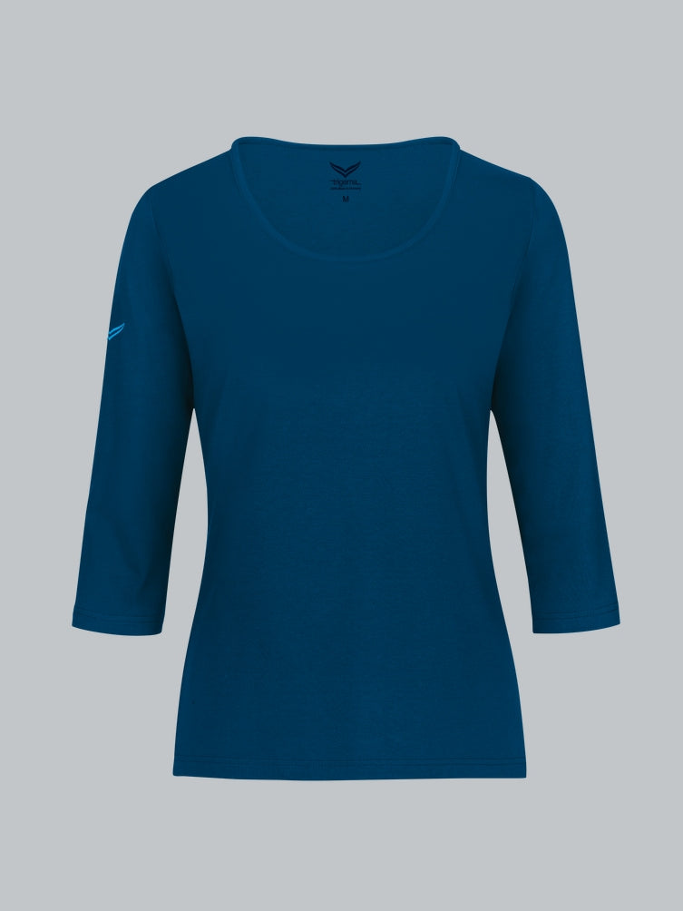 Trigema 3/4 Arm Shirt aus Biobaumwolle C2C