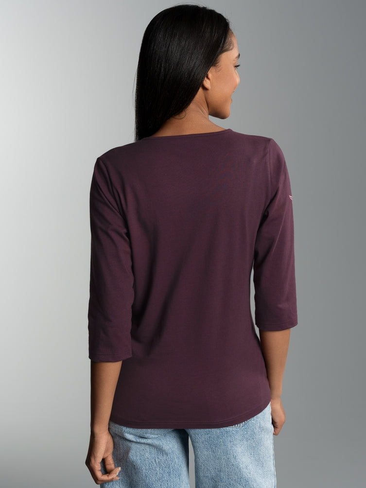 Trigema 3/4 Arm Shirt aus Biobaumwolle C2C