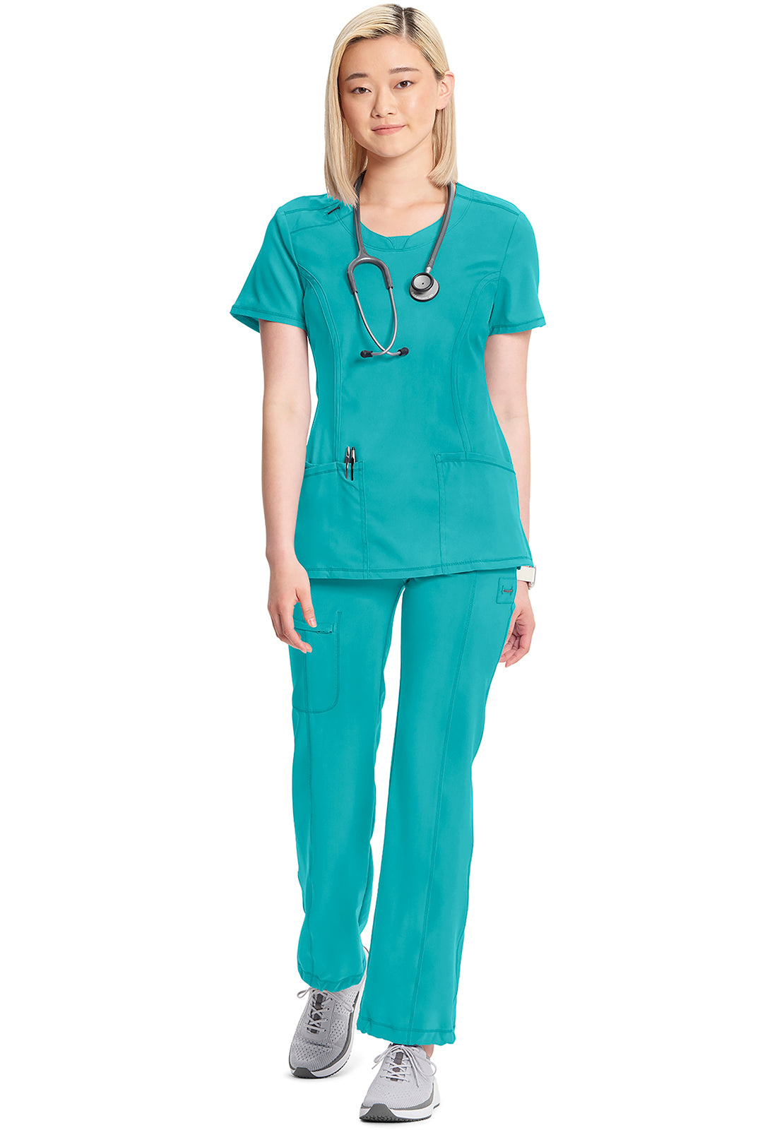 Damenkasack Rundhalsausschnitt Cherokee Infinity Line