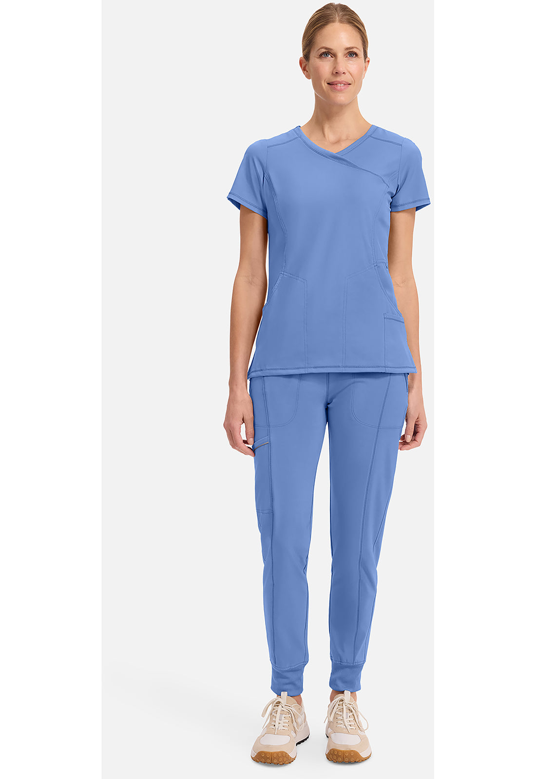 Damenkasack in Wickeloptik