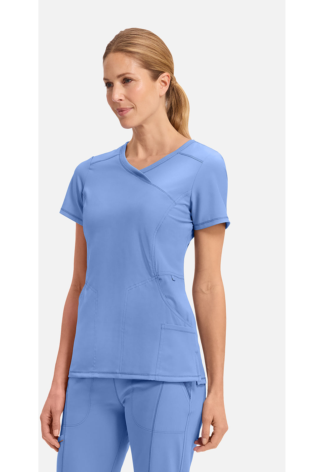 Damenkasack in Wickeloptik