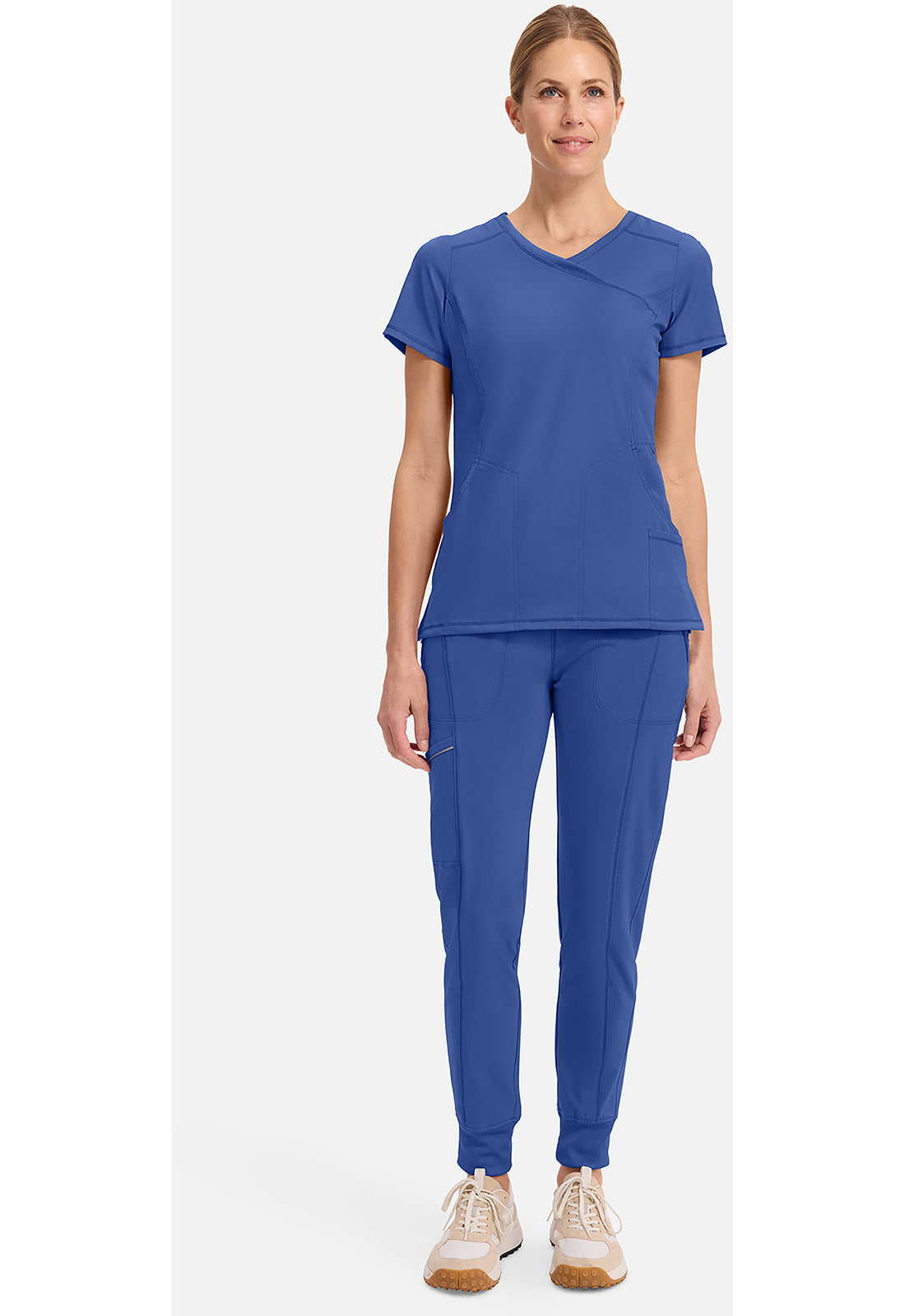 Damenkasack in Wickeloptik