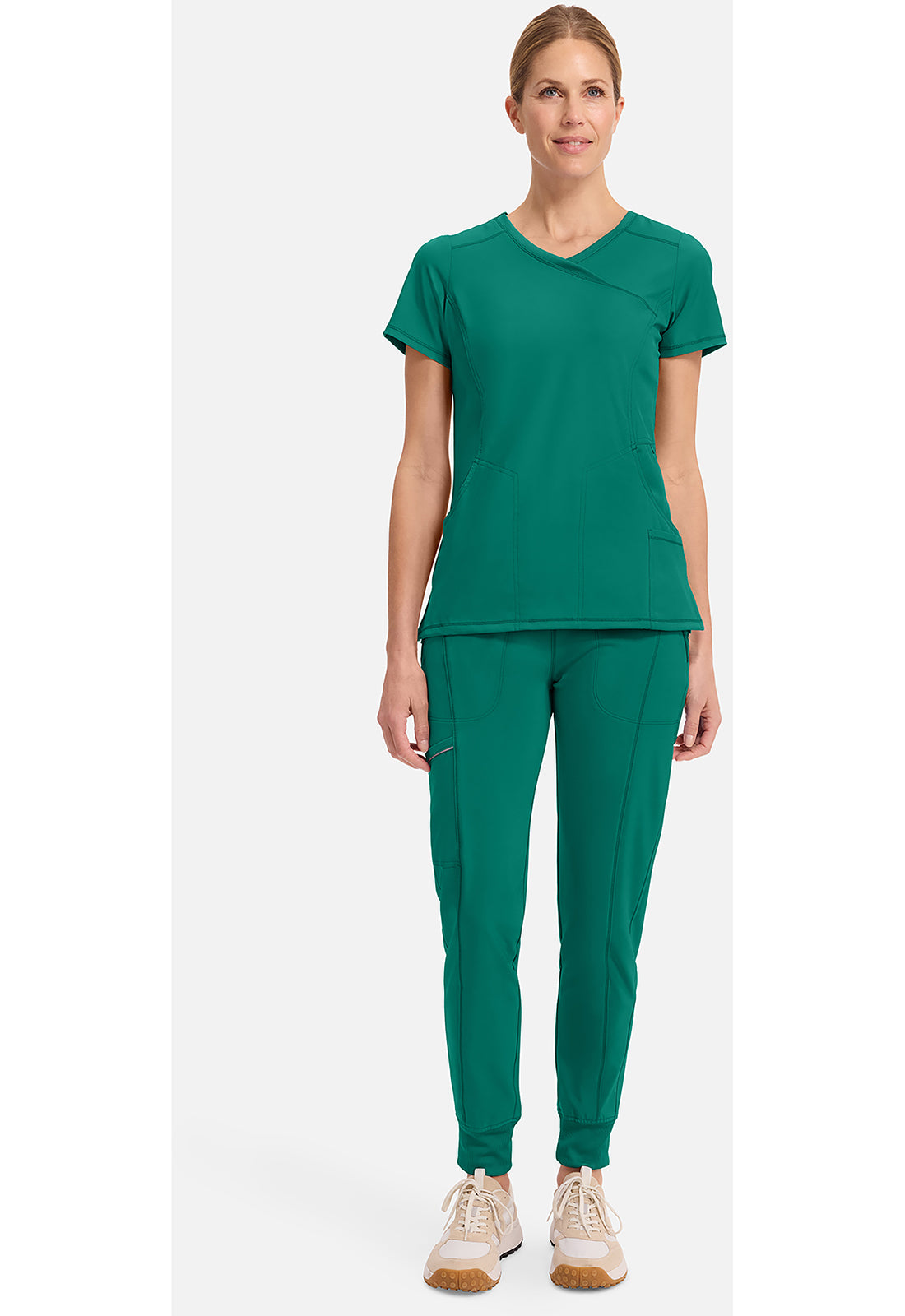 Damenkasack in Wickeloptik