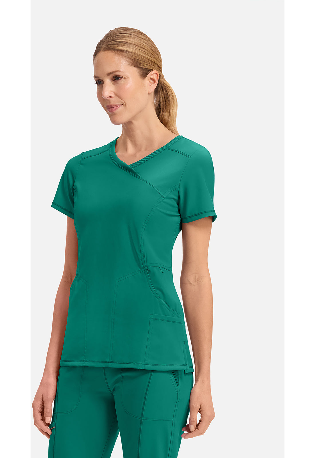 Damenkasack in Wickeloptik