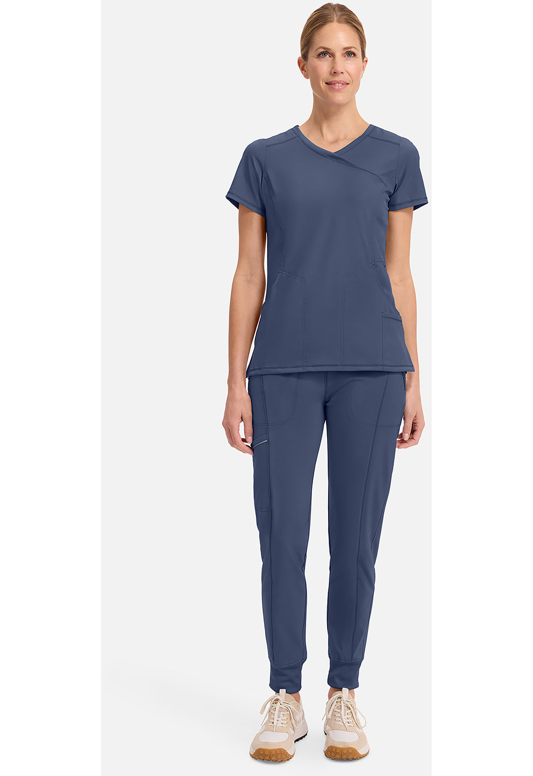 Damenkasack in Wickeloptik