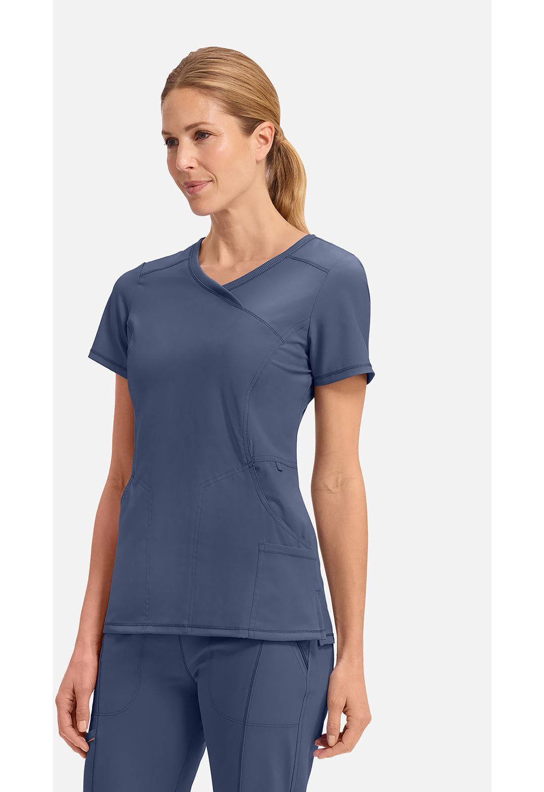 Damenkasack in Wickeloptik