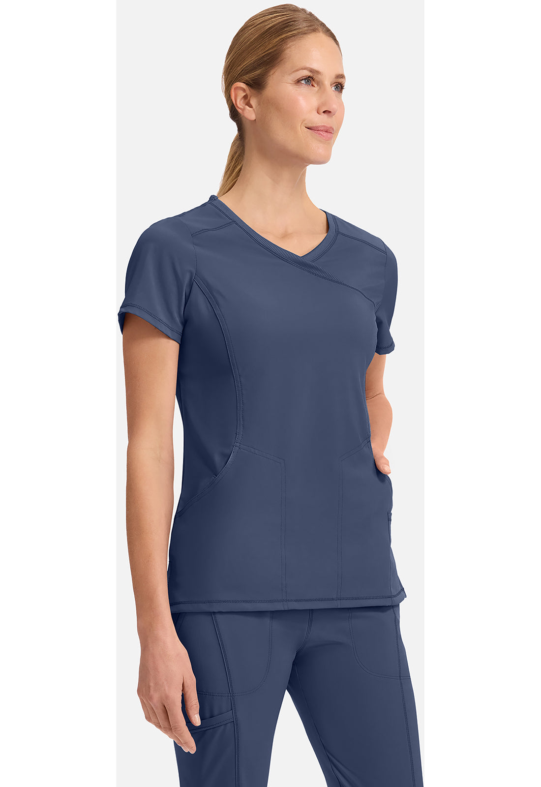 Damenkasack in Wickeloptik