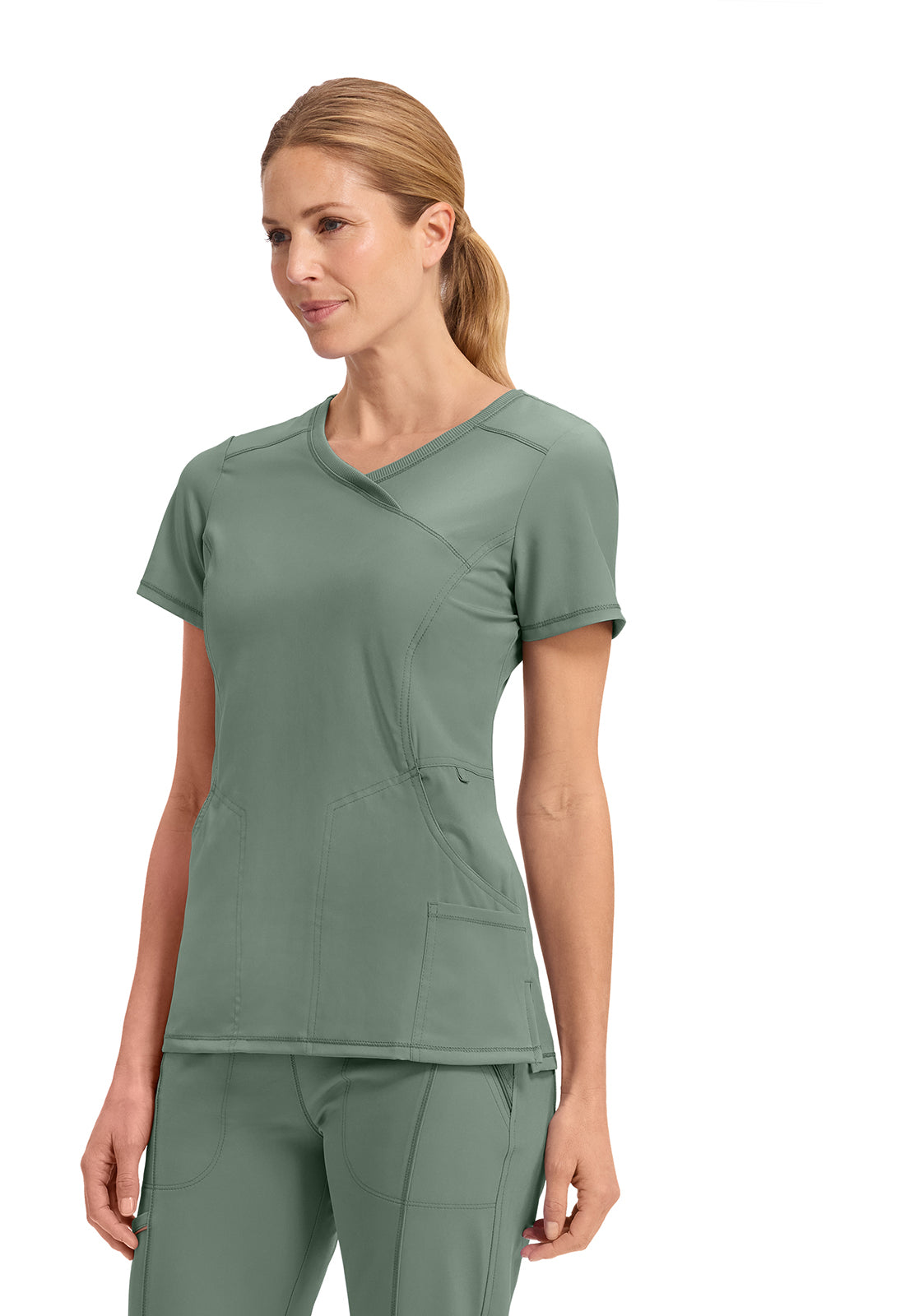 Damenkasack in Wickeloptik