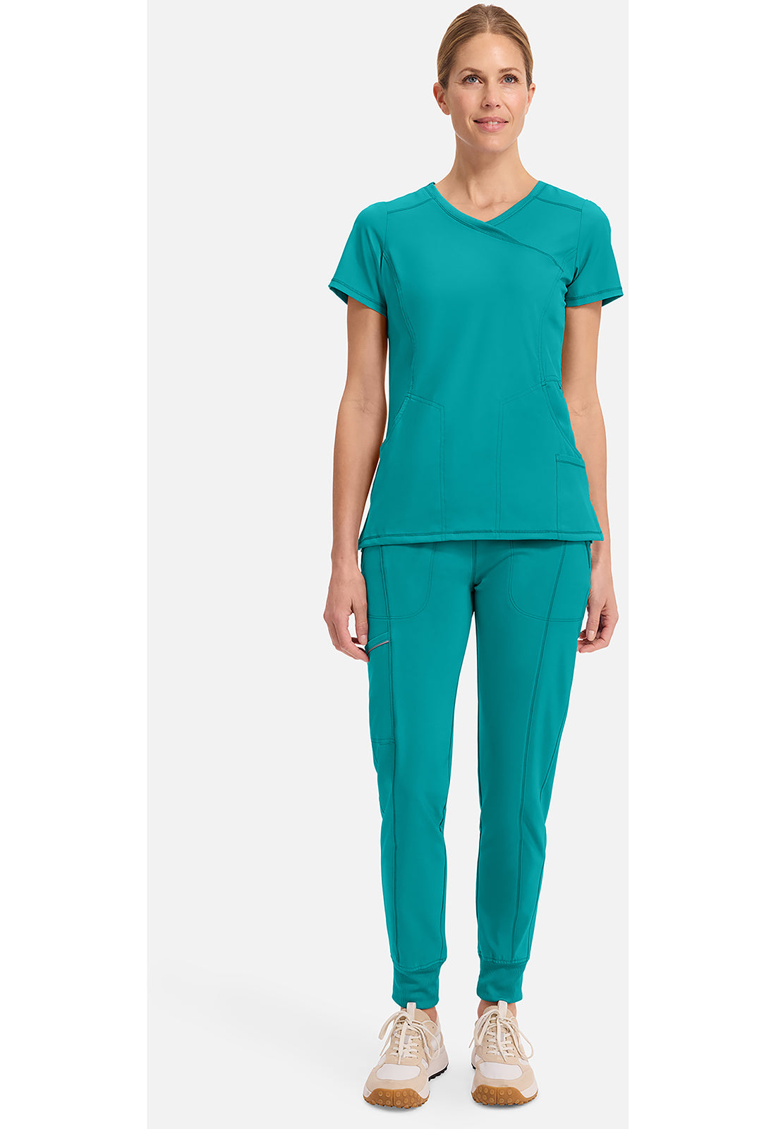 Damenkasack in Wickeloptik