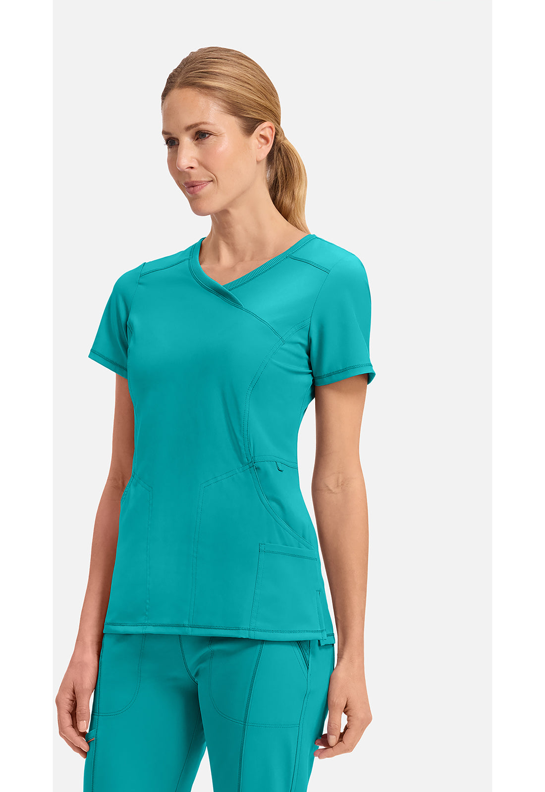 Damenkasack in Wickeloptik