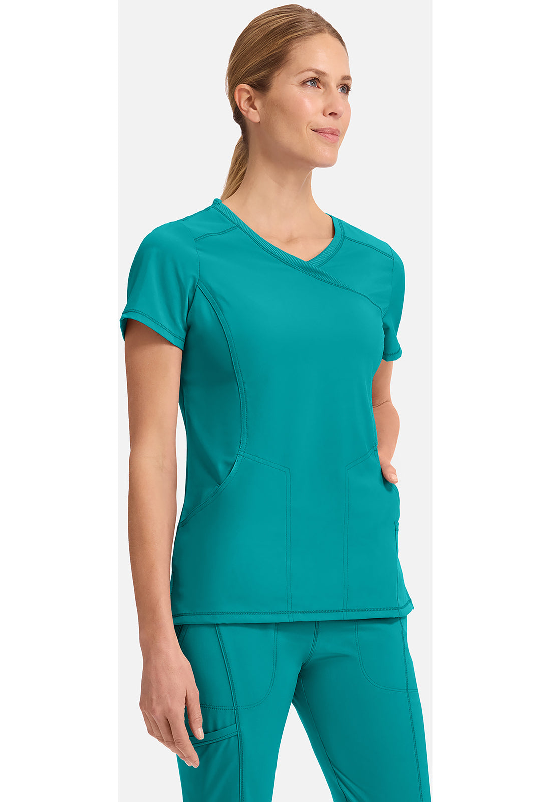 Damenkasack in Wickeloptik