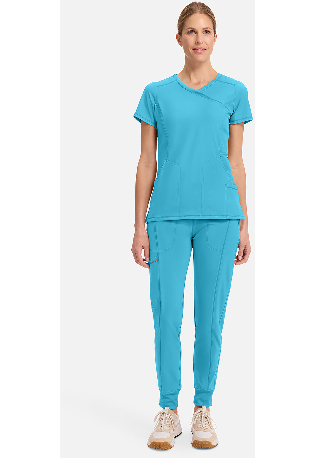 Damenkasack in Wickeloptik