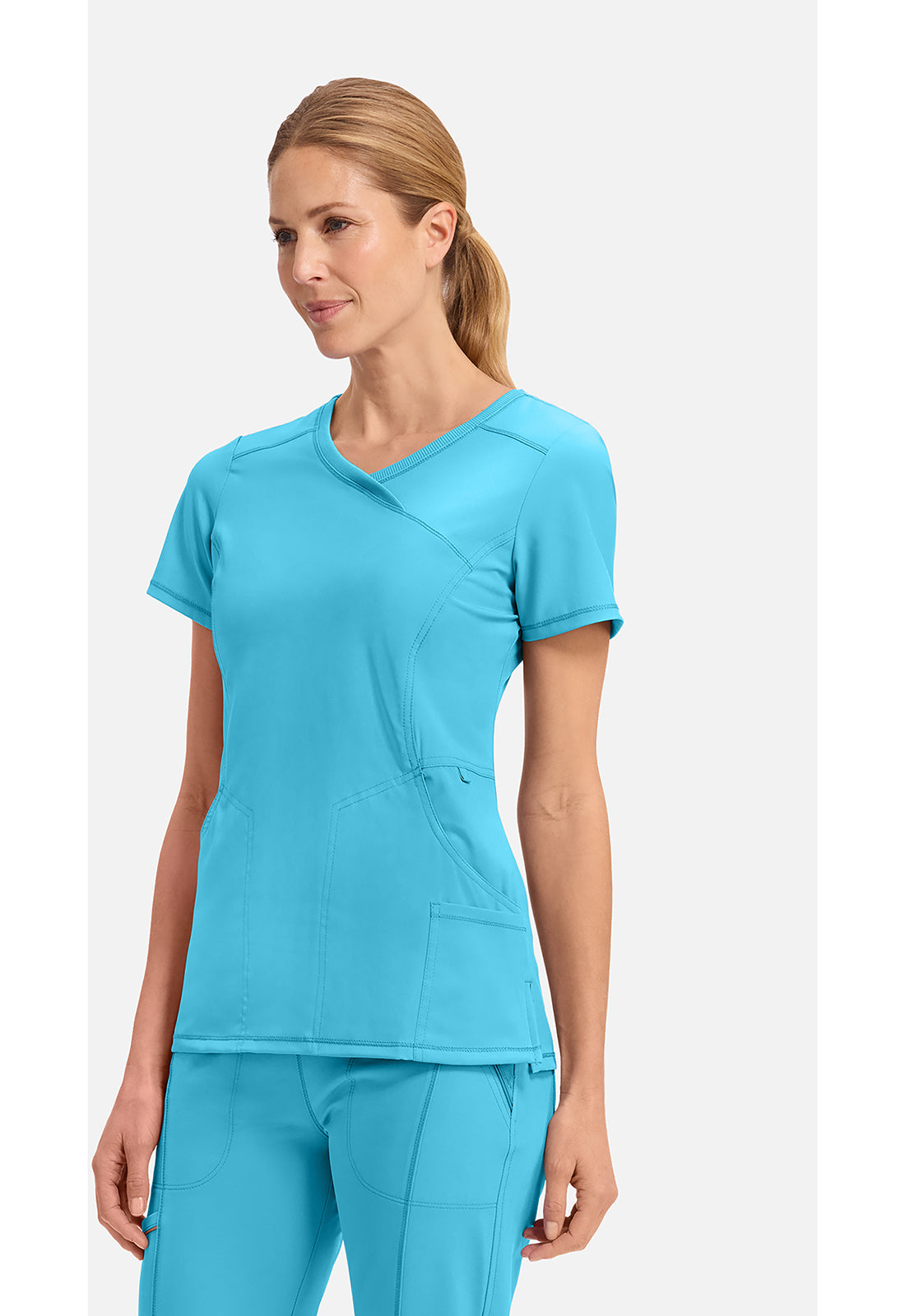 Damenkasack in Wickeloptik