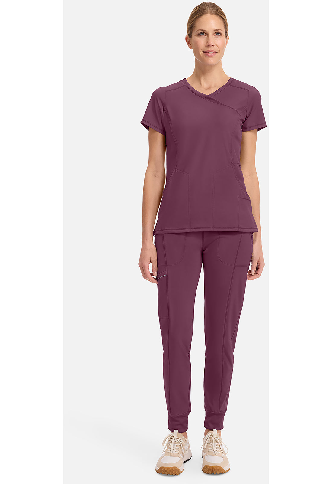 Damenkasack in Wickeloptik