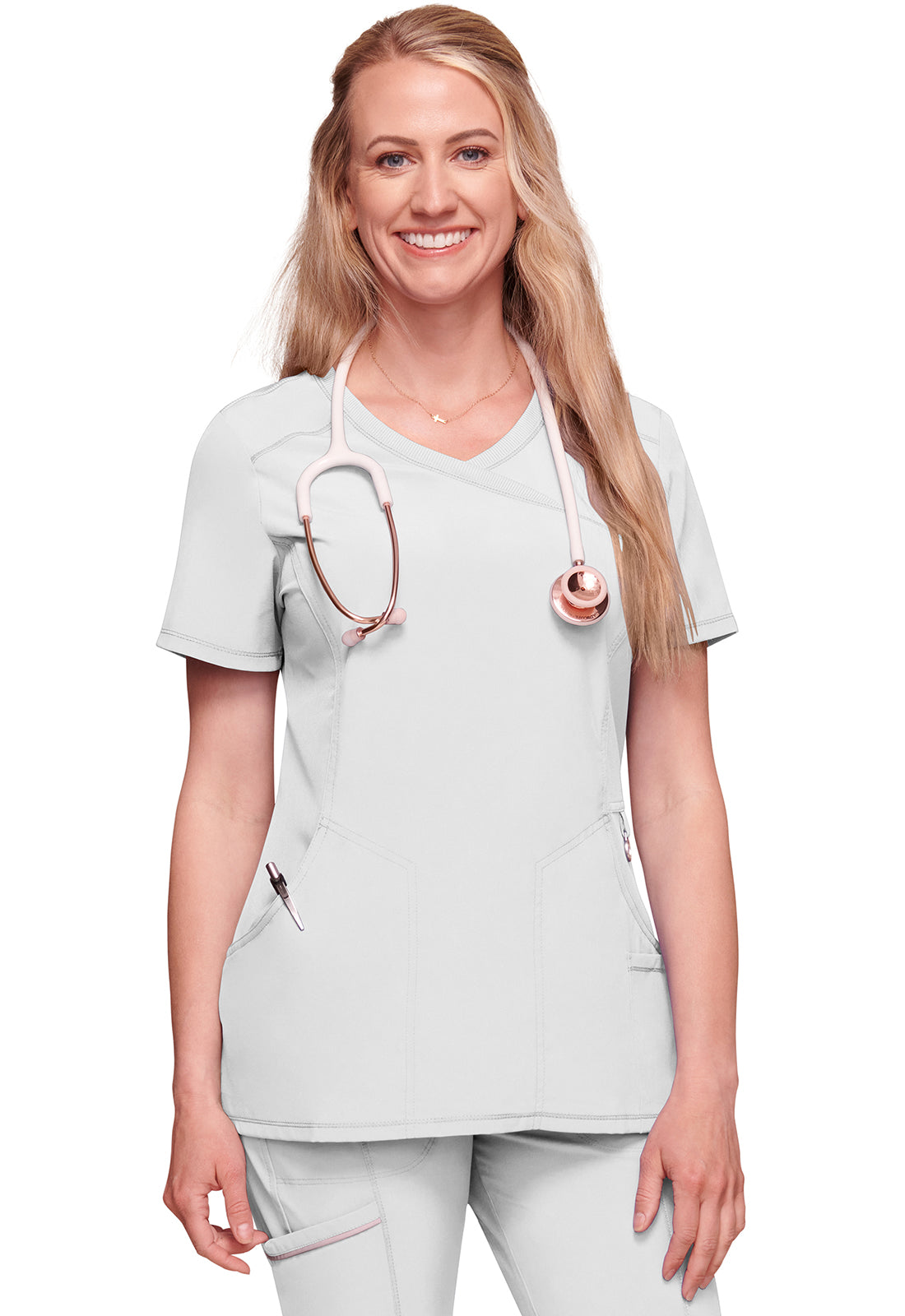 Damenkasack in Wickeloptik