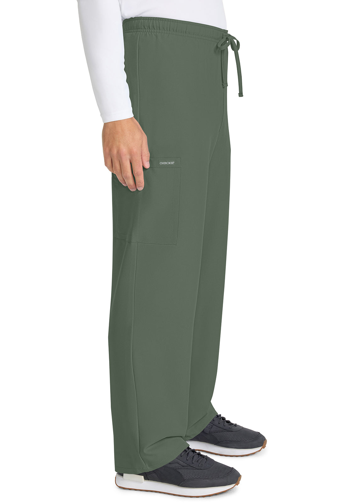 Straight Leg Hose mit Kordelzug
