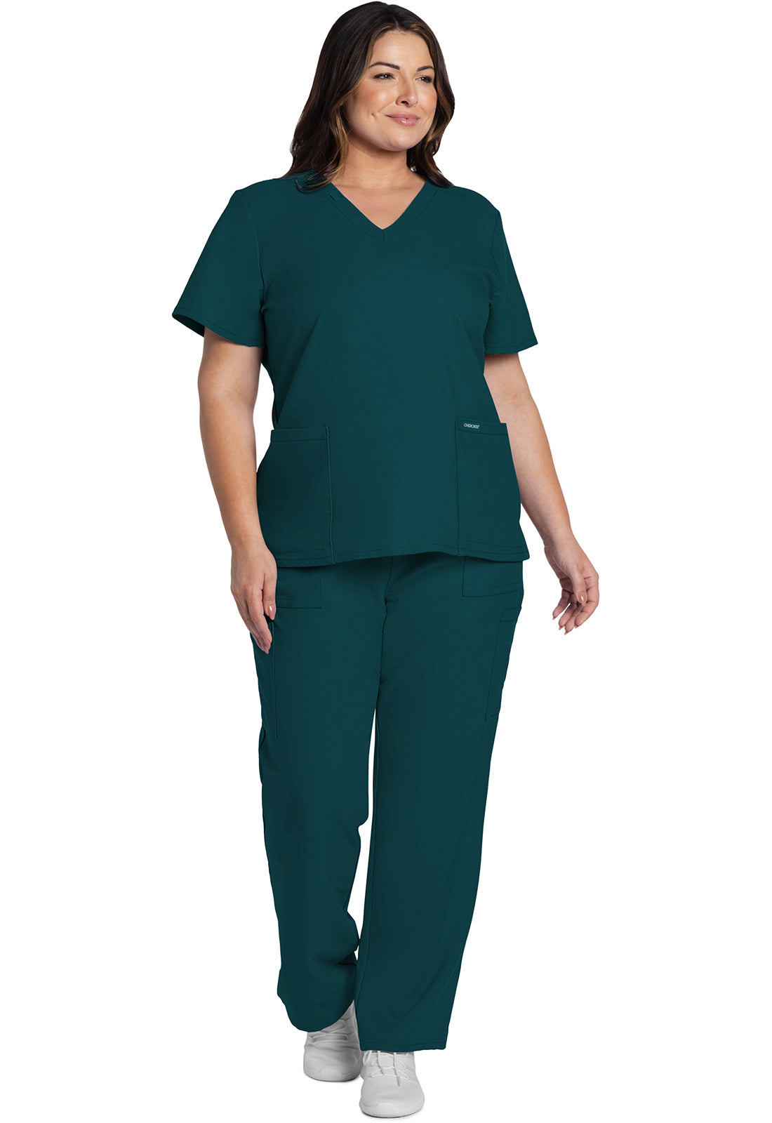 Damenkasack mit V-Ausschnitt