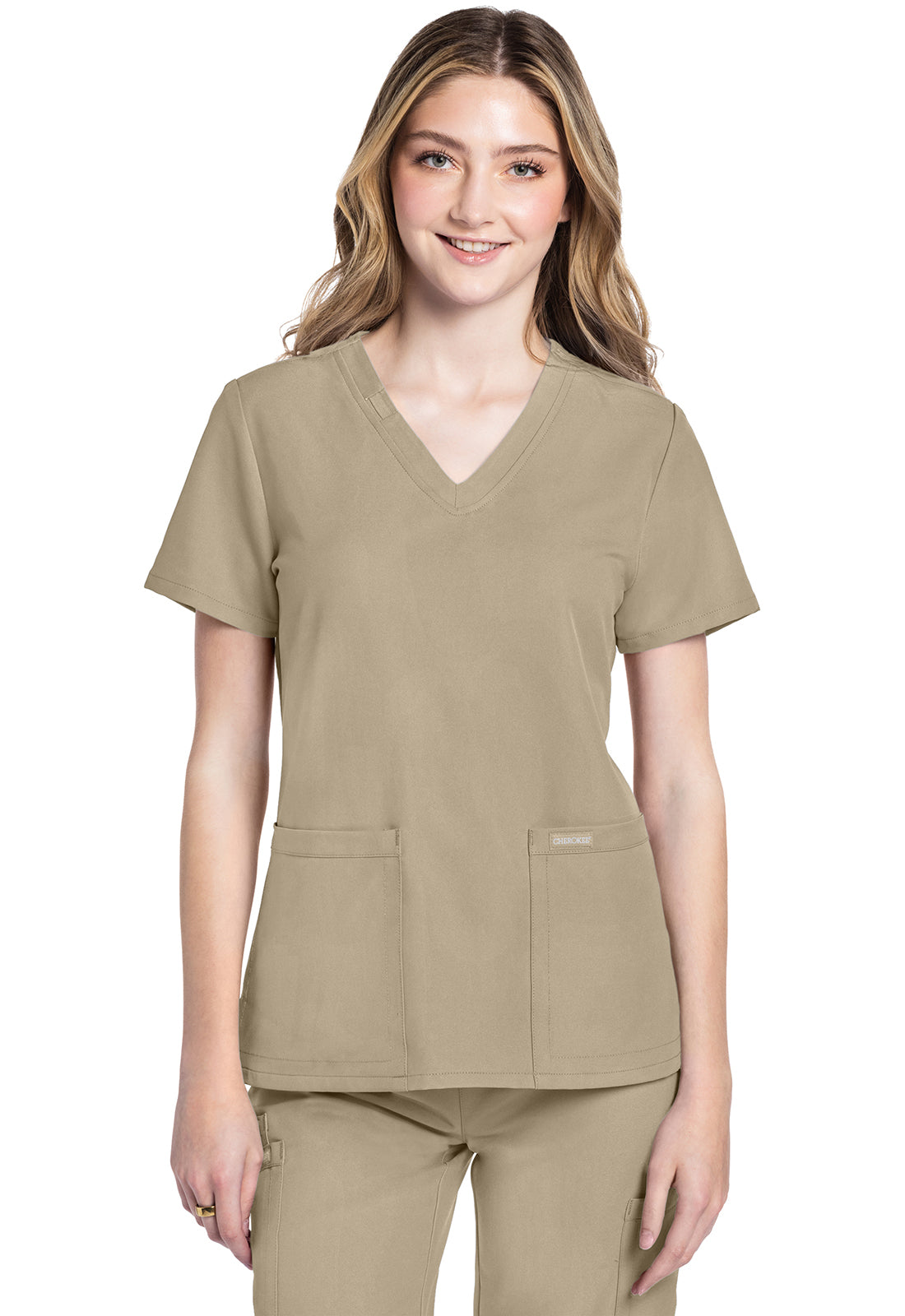 Damenkasack mit V-Ausschnitt