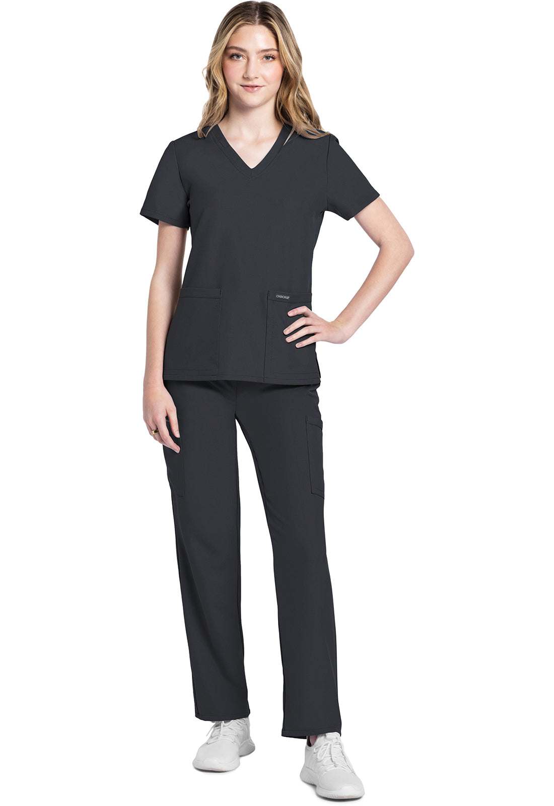 Damenkasack mit V-Ausschnitt