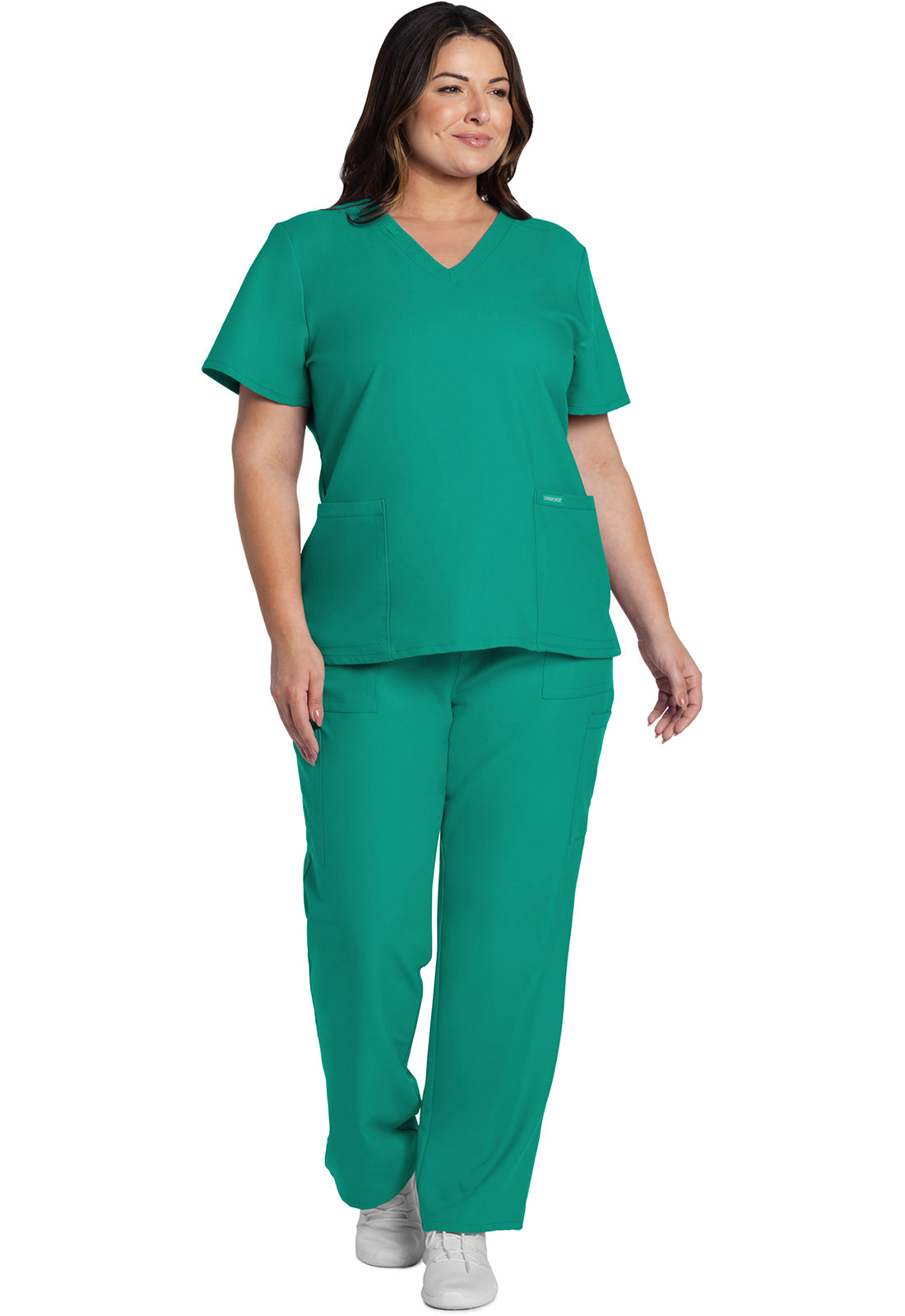 Damenkasack mit V-Ausschnitt