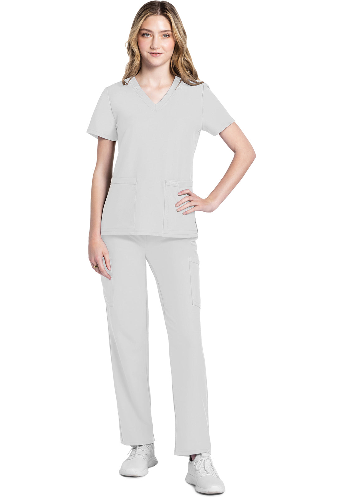 Damenkasack mit V-Ausschnitt