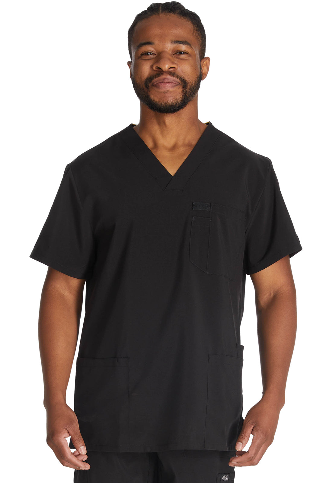 Herren Stretch-Kasack mit V-Ausschnitt
