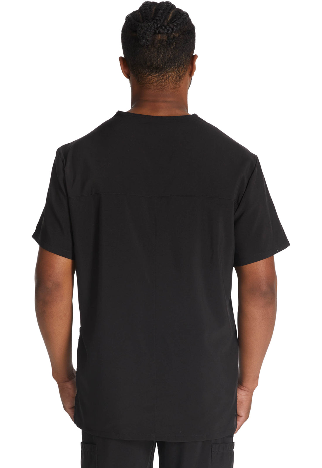 Herren Stretch-Kasack mit V-Ausschnitt