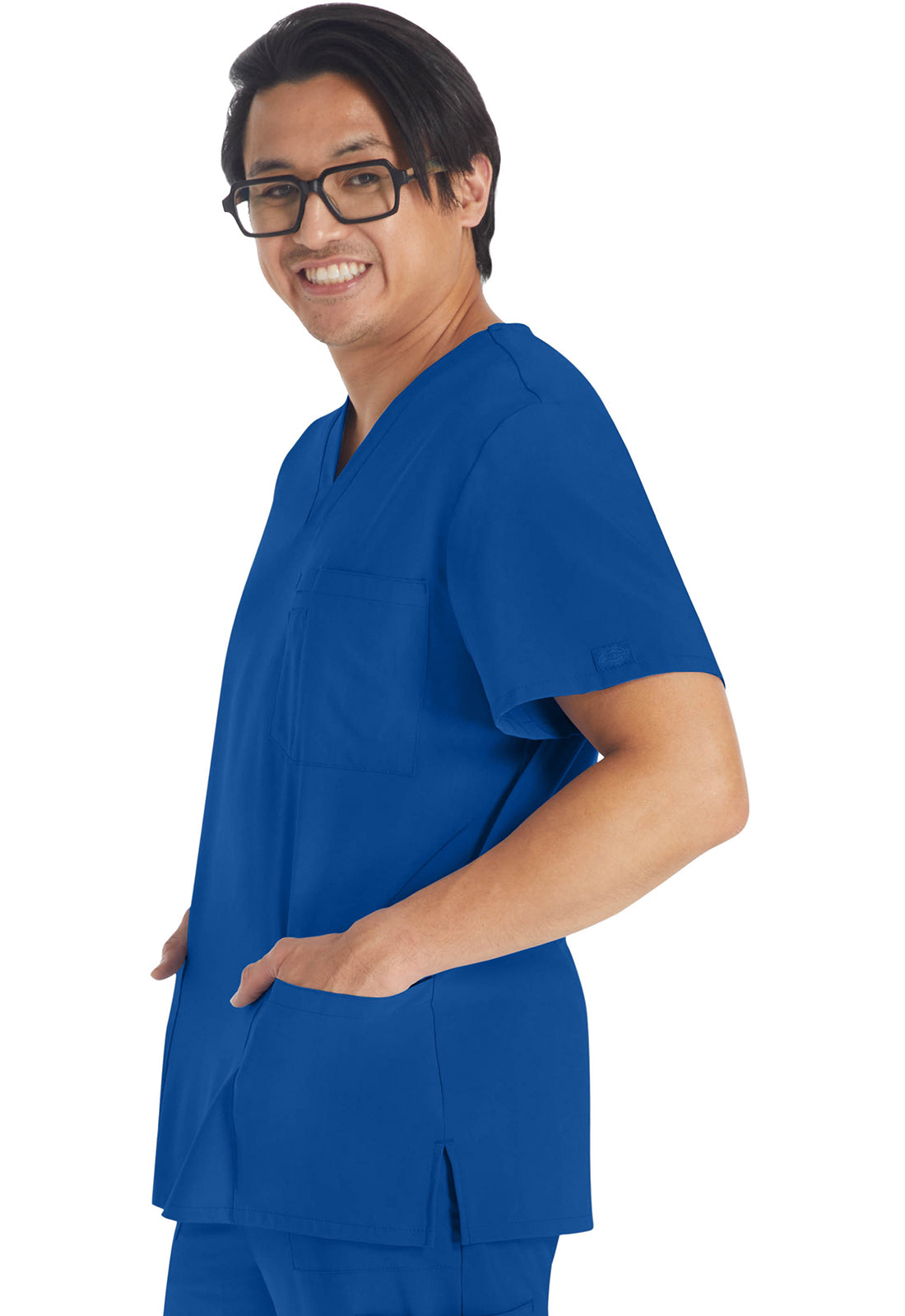Herren Stretch-Kasack mit V-Ausschnitt