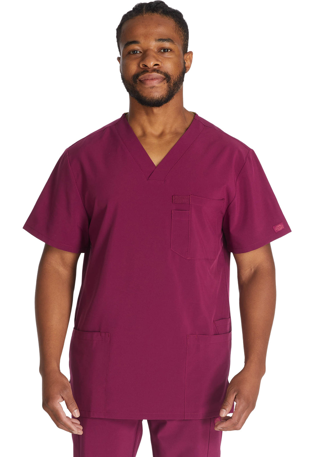 Herren Stretch-Kasack mit V-Ausschnitt