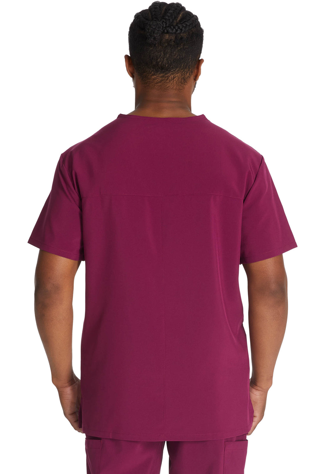 Herren Stretch-Kasack mit V-Ausschnitt