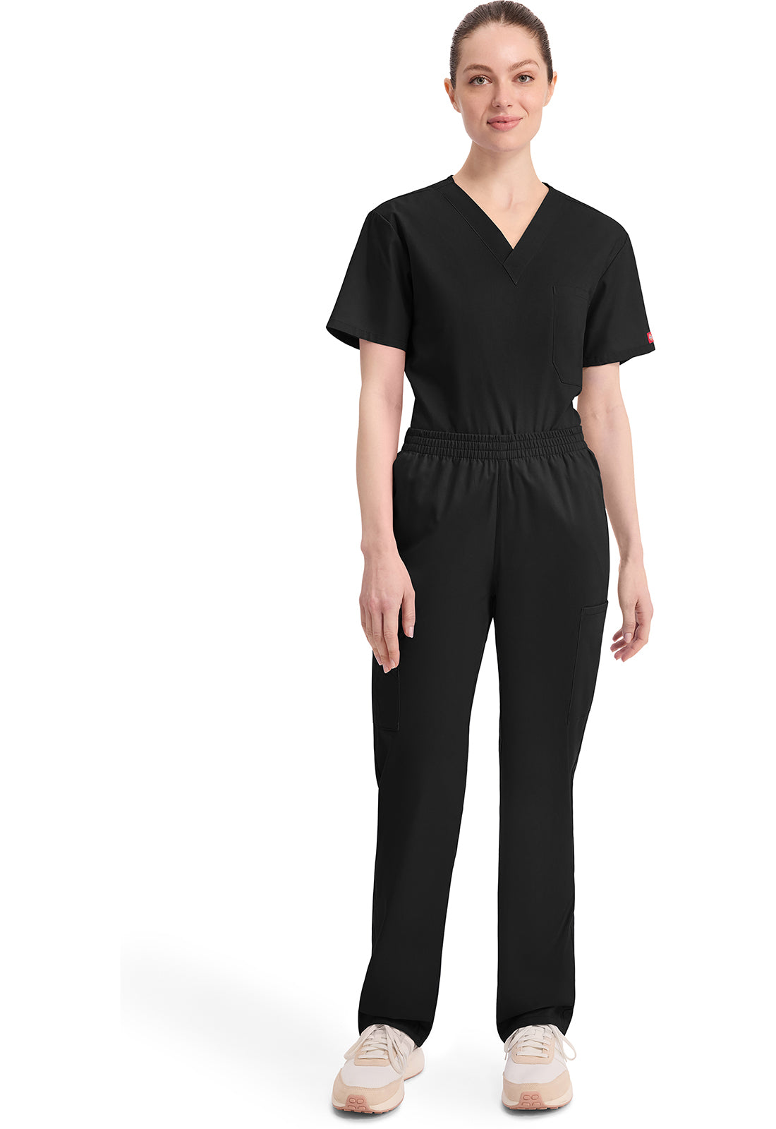 Damen Schlupfhose mit Cargotaschen