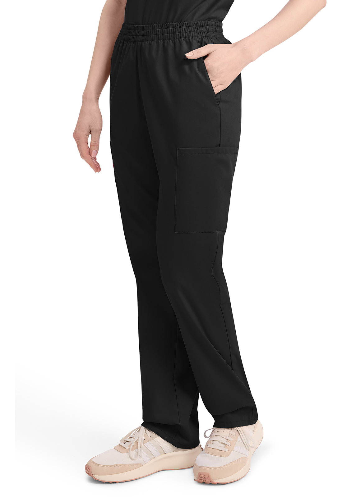 Damen Schlupfhose mit Cargotaschen