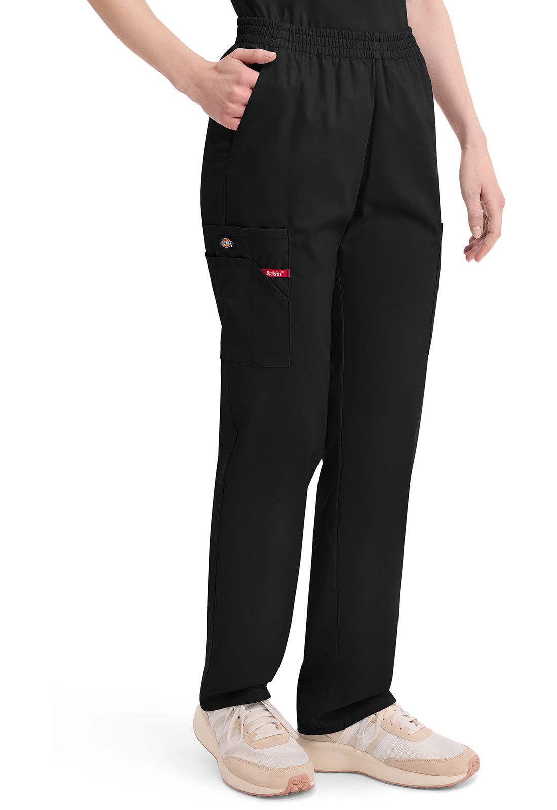 Damen Schlupfhose mit Cargotaschen
