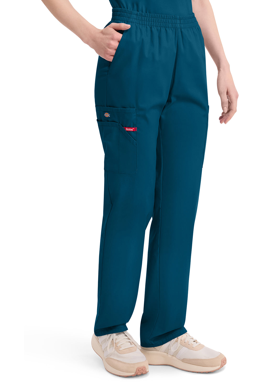 Damen Schlupfhose mit Cargotaschen