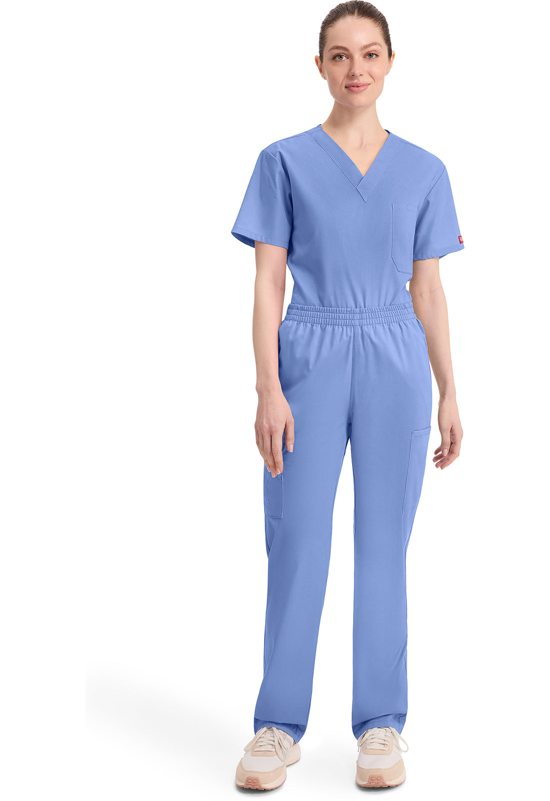 Damen Schlupfhose mit Cargotaschen