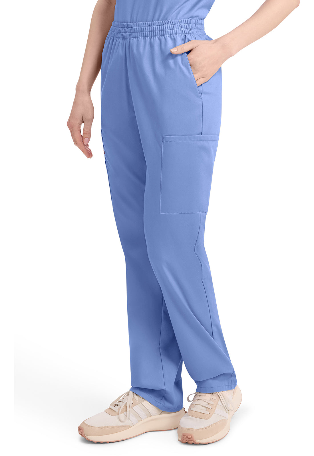 Damen Schlupfhose mit Cargotaschen