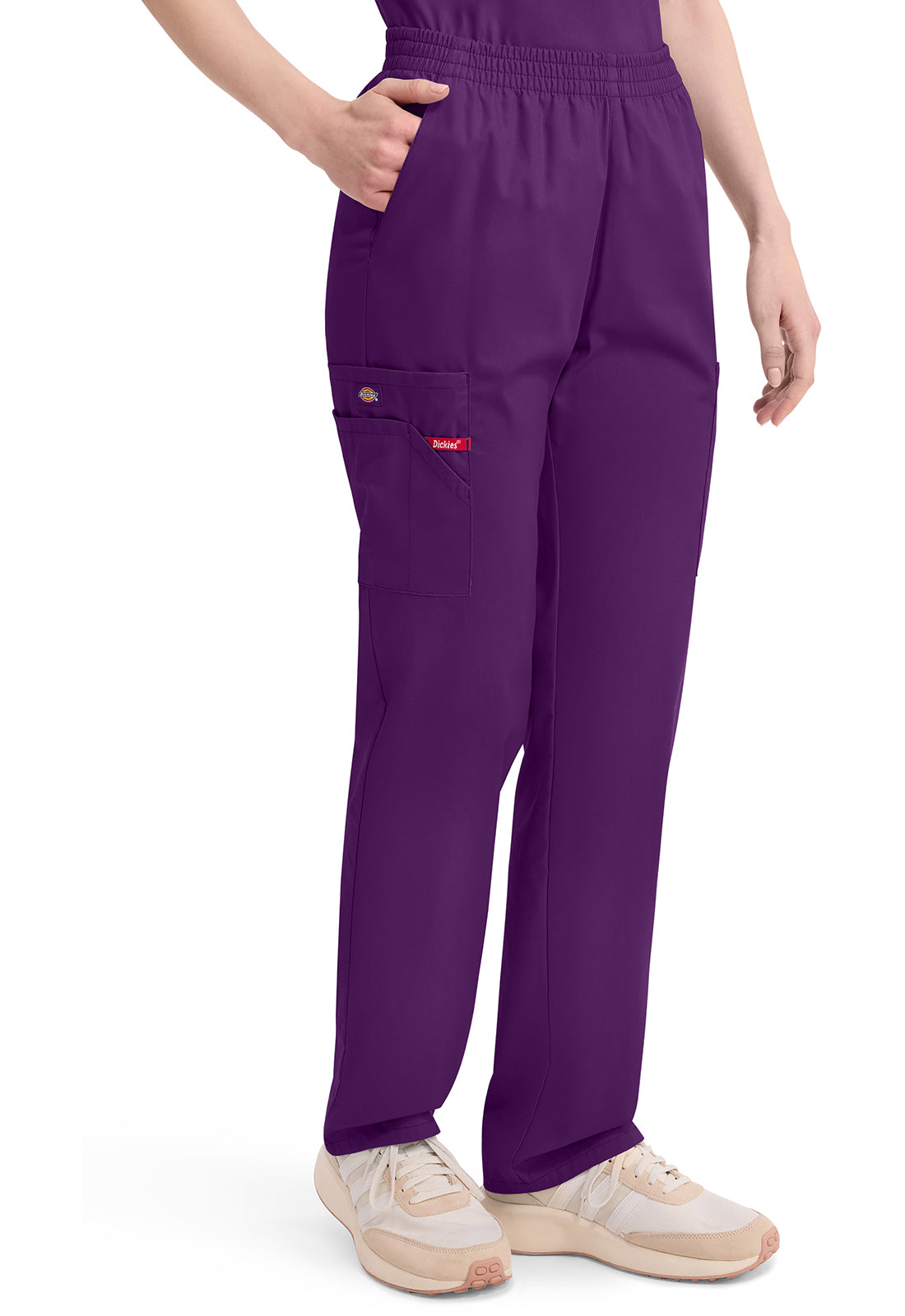 Damen Schlupfhose mit Cargotaschen
