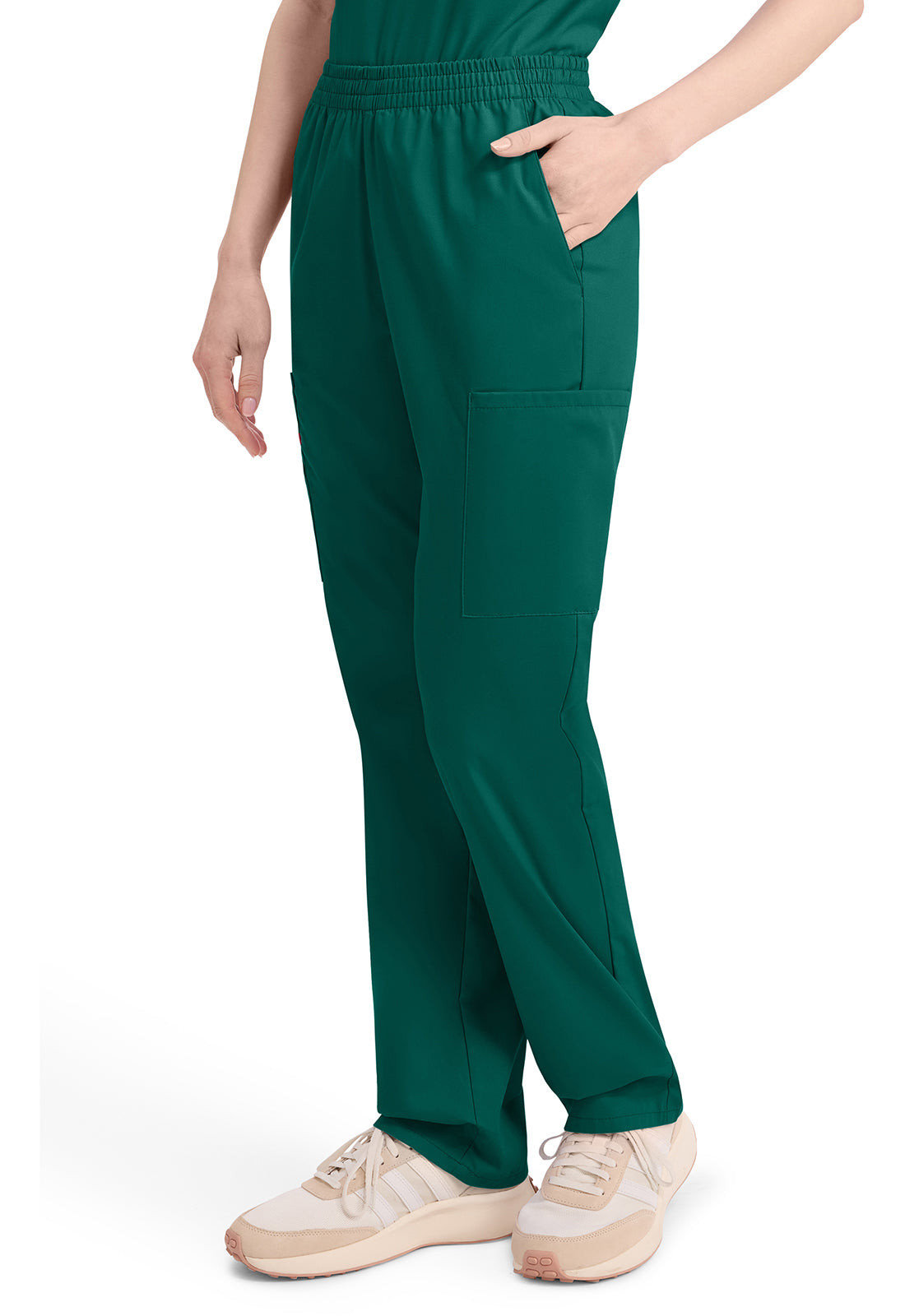 Damen Schlupfhose mit Cargotaschen